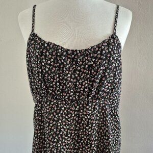 Floral Sheer Summer Top. XL